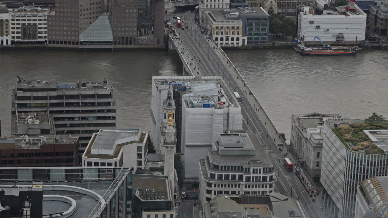 런던 시의 마천루 스카이 라인