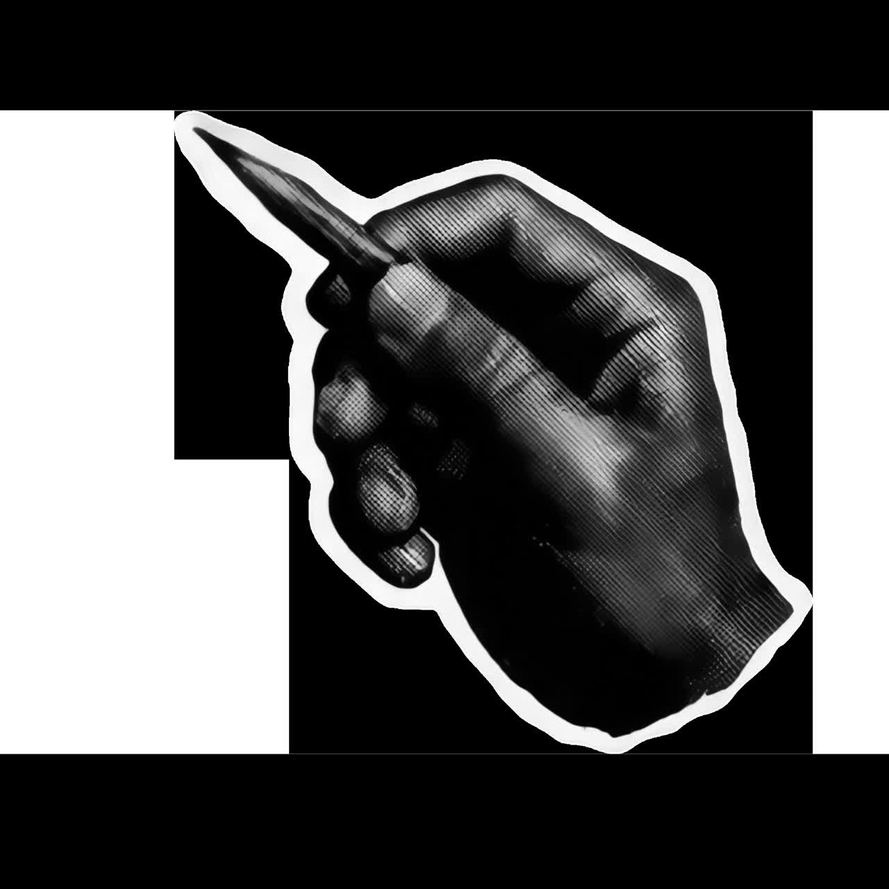 Artistic hand drawing pencil animation isolated asset, transparent 4K video, alpha channel, ProRes