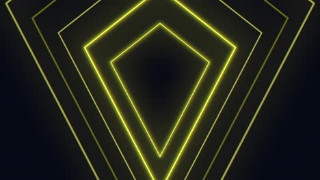 cautivador patrón de diamante de neón negro y amarillo sobre fondo negro