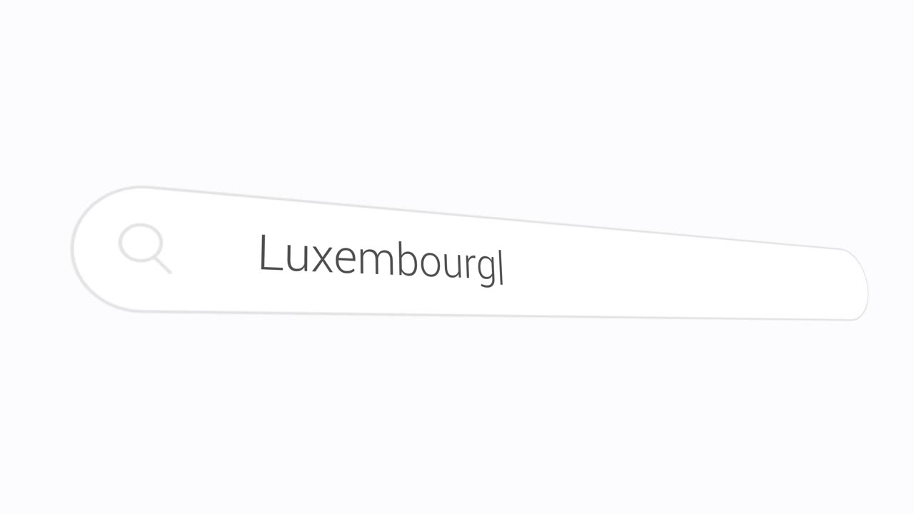 Browsing The Web For Luxembourg - Grand Duchy of Luxembourg - Search Engine. closeup shot