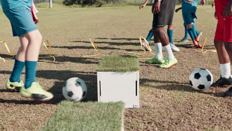 soccer training session
