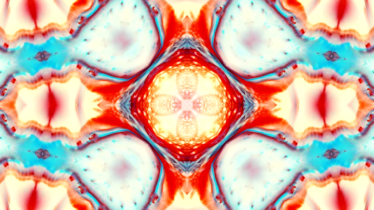 movimiento de fondo de kaleidoscopio abstractamente colorido