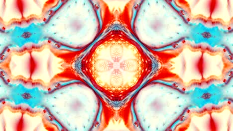 movimiento de fondo de kaleidoscopio abstractamente colorido