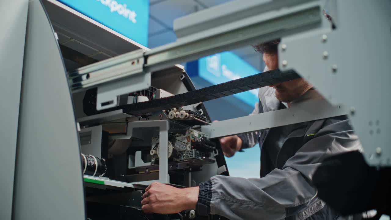 ATM Repair in Progress