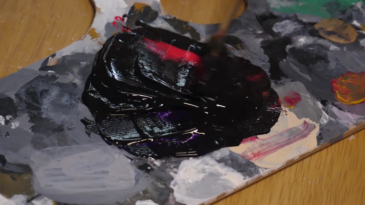 misturar cores para a cor base da tela. 4