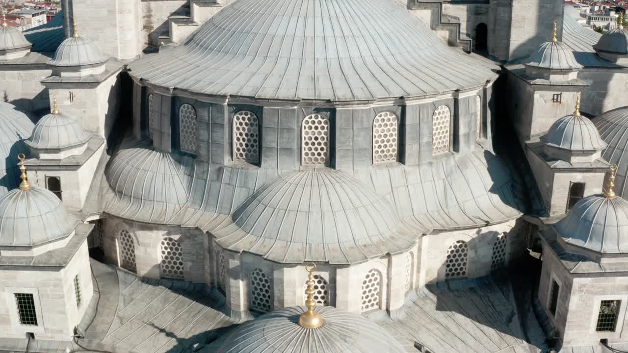 exterior de la mezquita fatih vista aérea 2