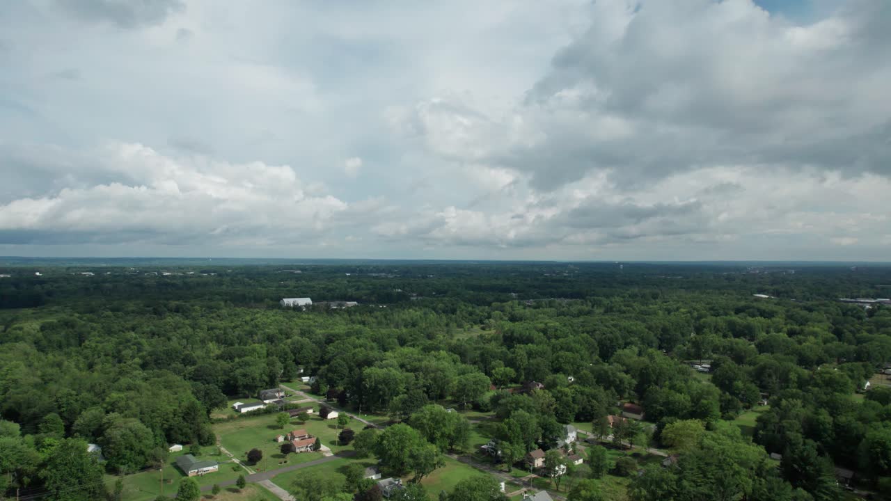 An aerial view of blue sky background and white clouds soft focus