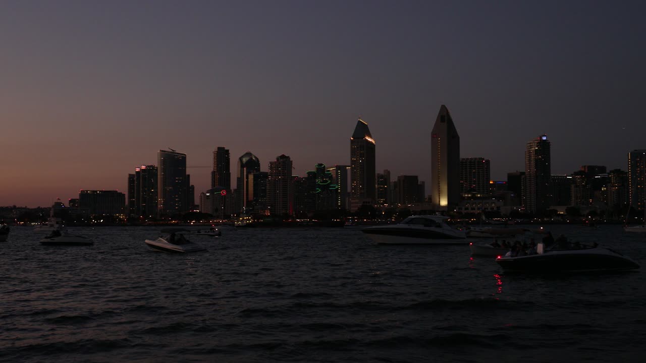 Cityscape of San Diego downtown, California, USA
