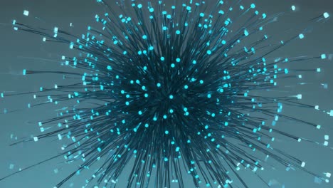 Abstract Fiber Optics Network