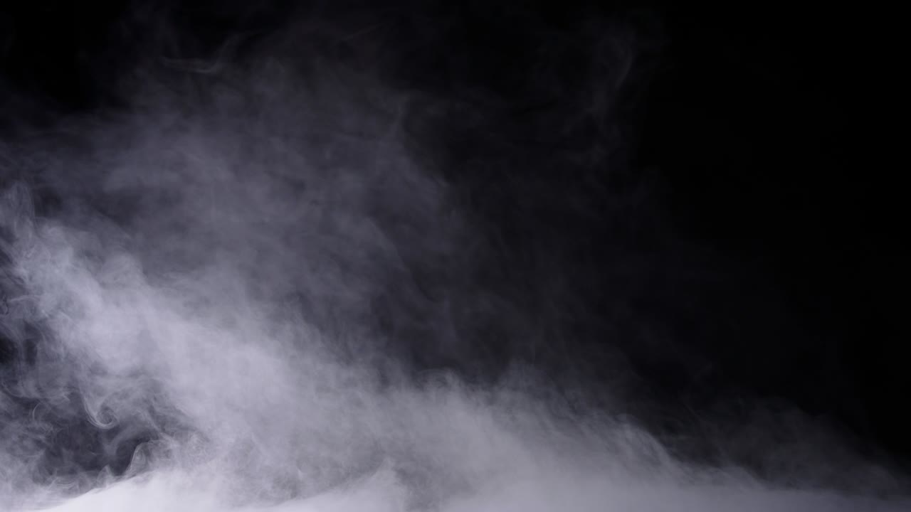 hielo seco realista nubes de humo niebla