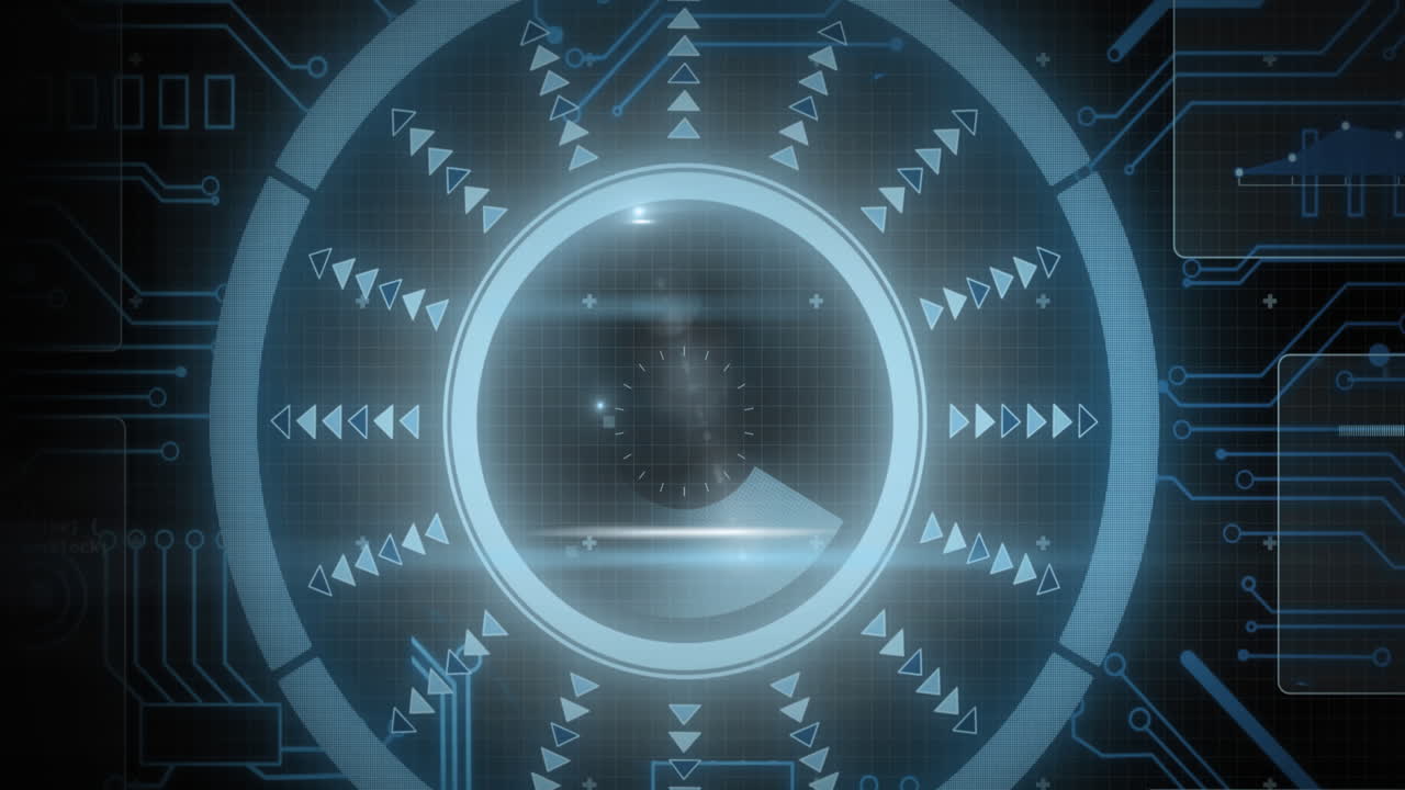 검은 바탕에 스 ⁇  스캐닝의 애니메이션