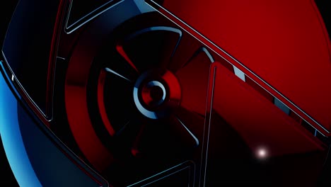 esfera renderizada em 3d abstrata com padrão geométrico