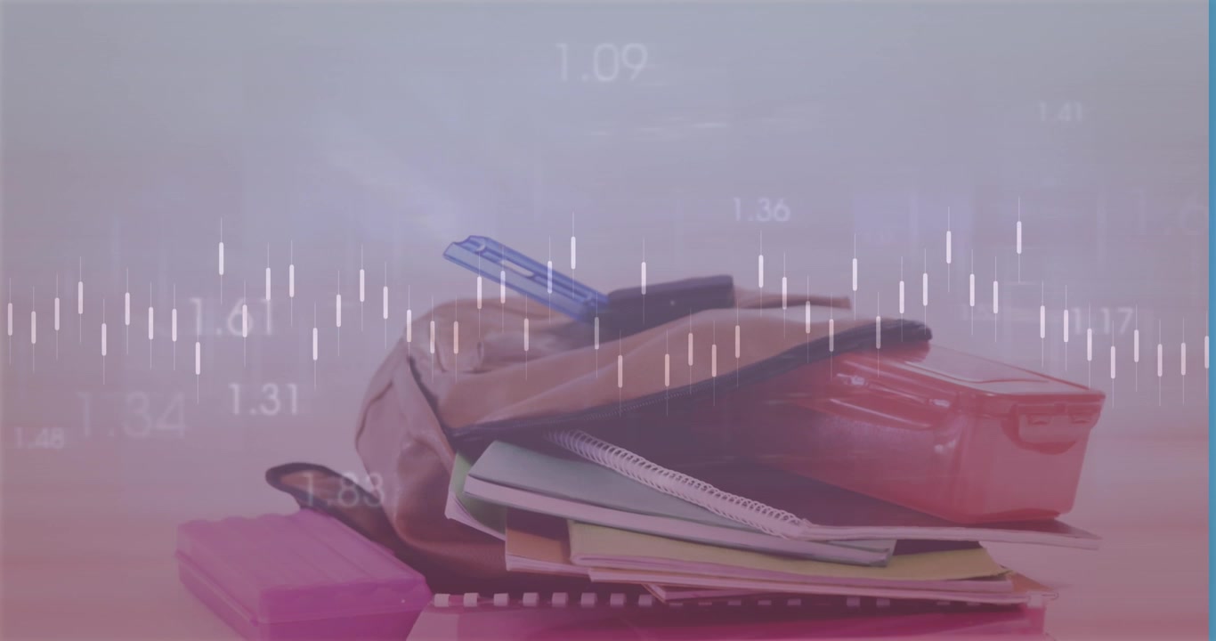 通学カバンにおけるデータ処理のアニメーション