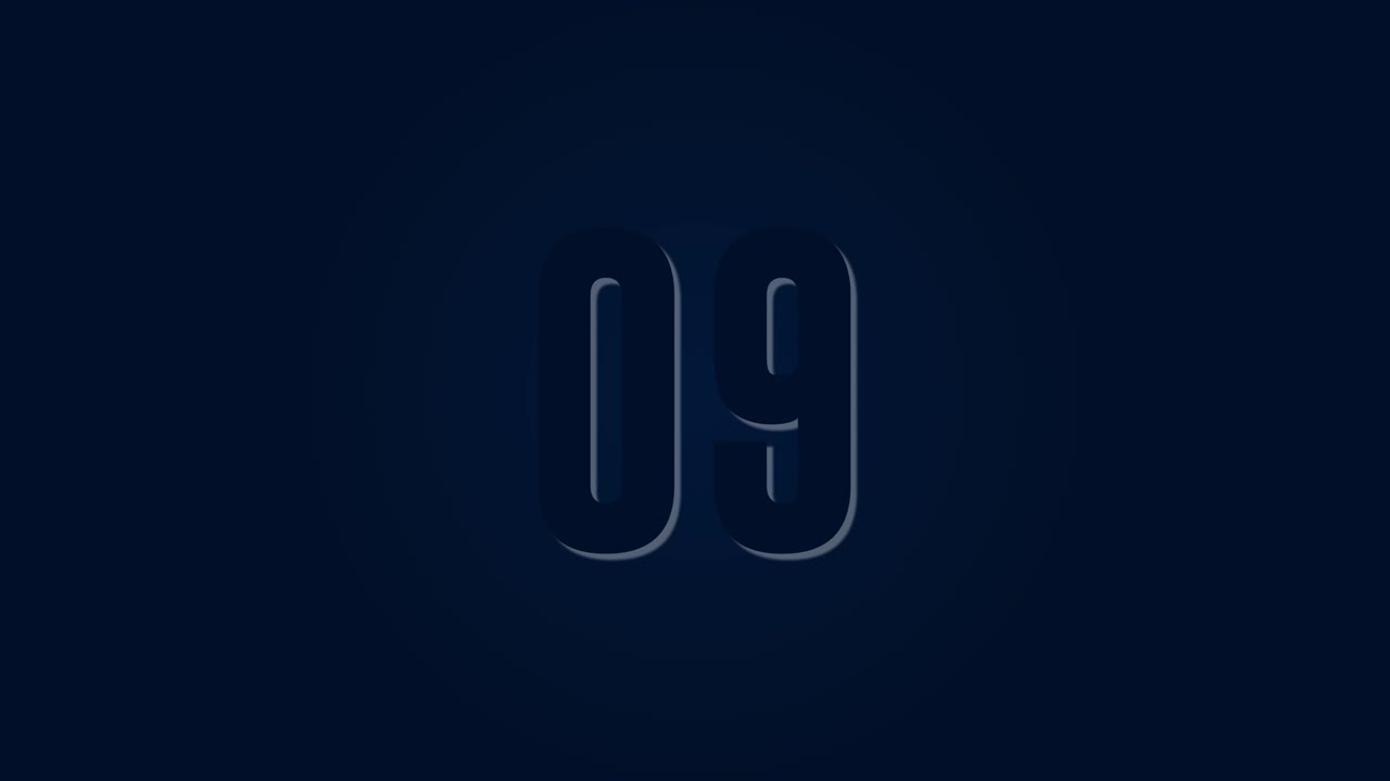 minute time keeper on background. Count down 60 to 0 second.