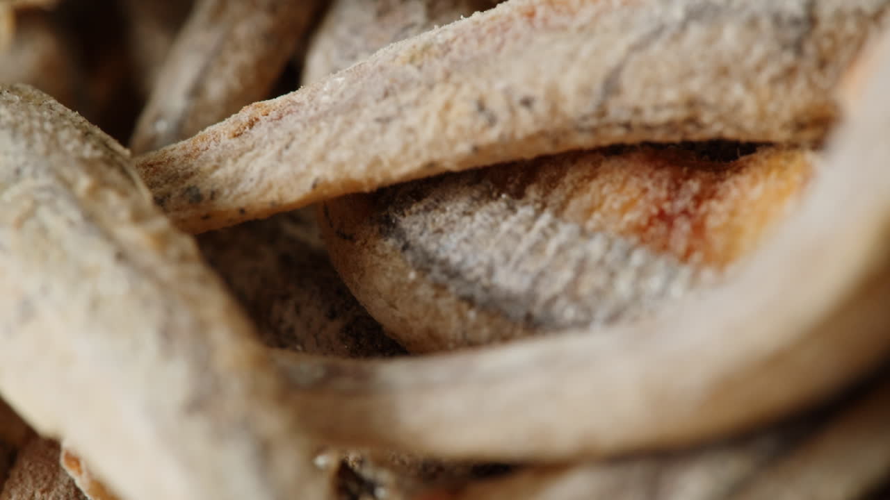 Dried Fish Close-up