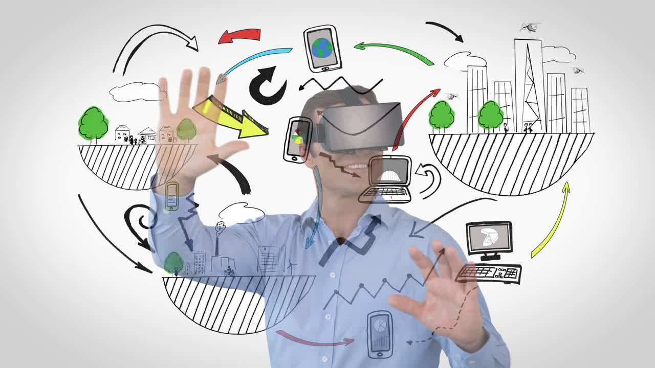 vr를 사용하는 사람