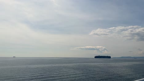 aegean sea from the saronic island aegina in greece