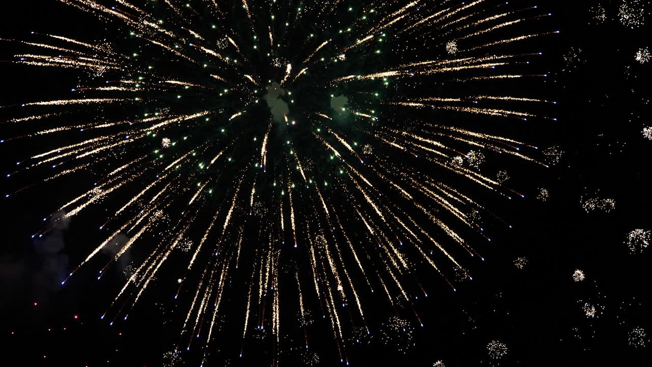 Fireworks Display at Night