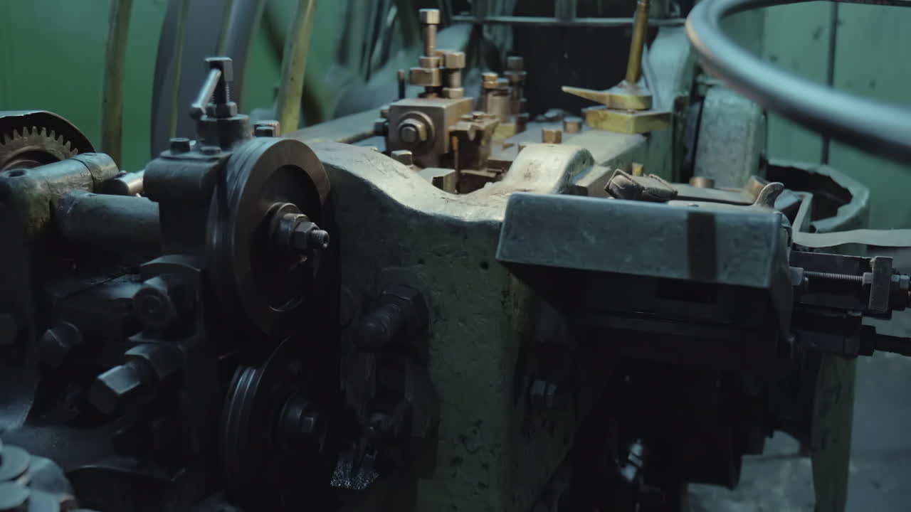 Close-up of Industrial Machine