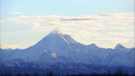 time-lapse of alaskan mountains