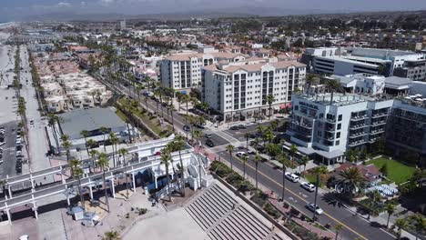 hoteles en oceanside drone view