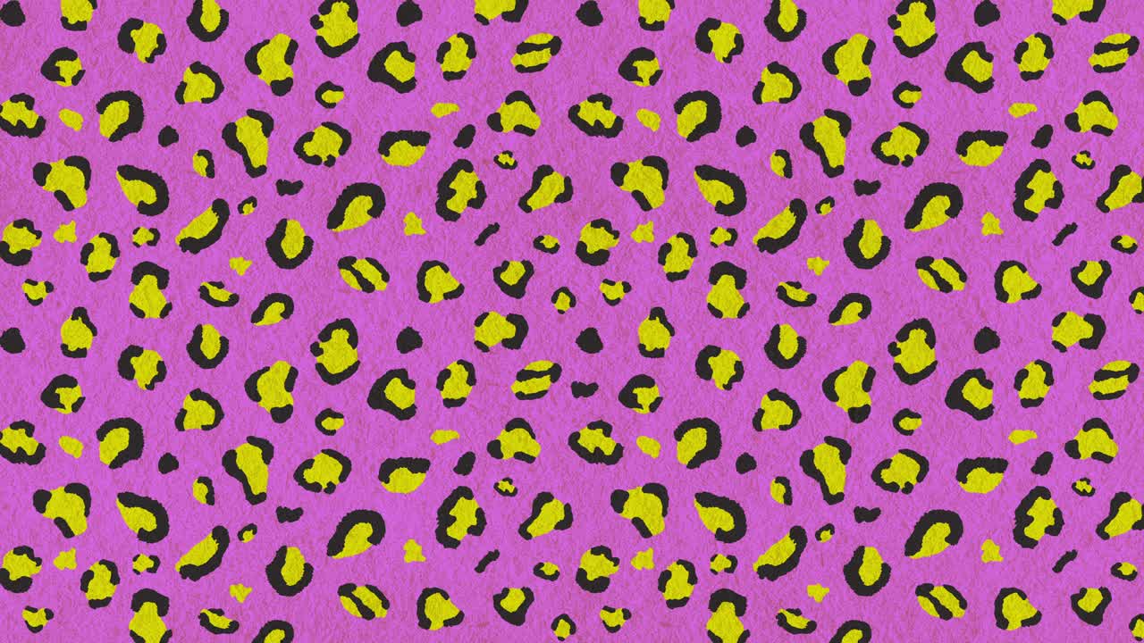 la animación de bucle de patrón de leopardo. el fondo es en 4k.