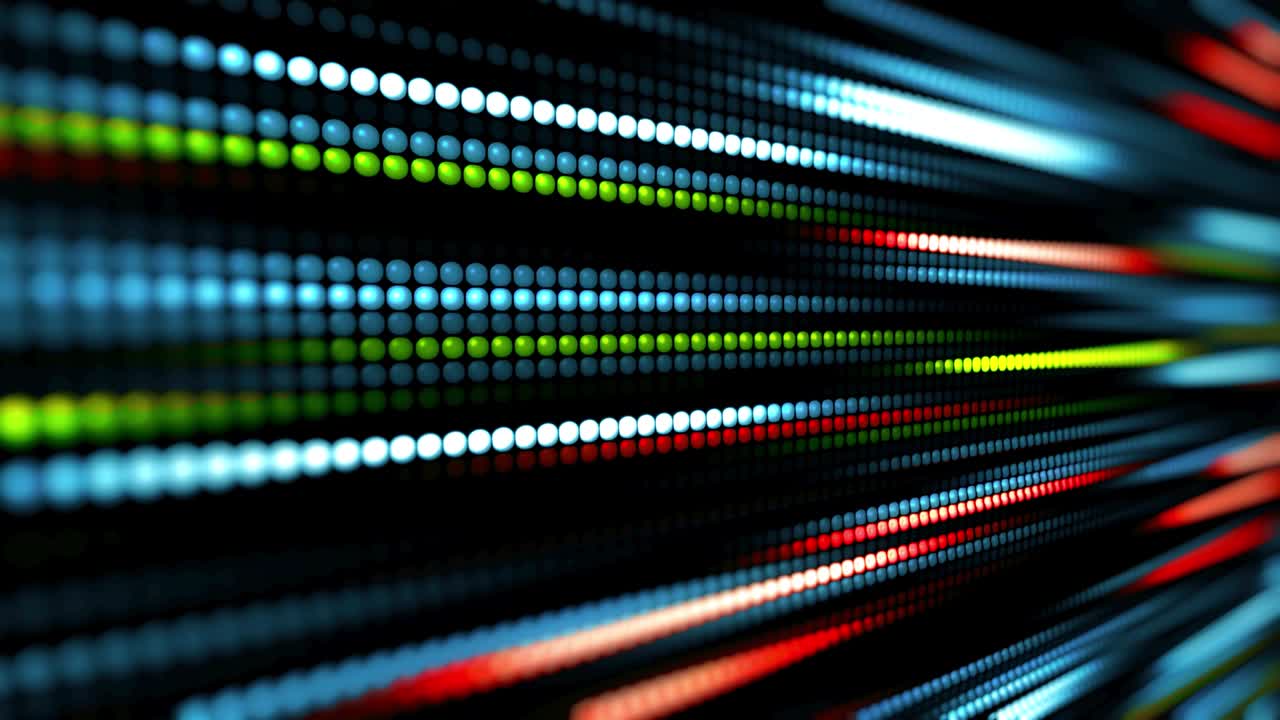 círculos coloridos bucle de fondo de video