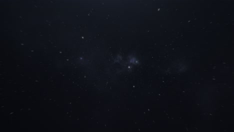 flying through deep space, passing stars, space lightening, glowing nebula, shining, cinematic pov space flight, galaxy
