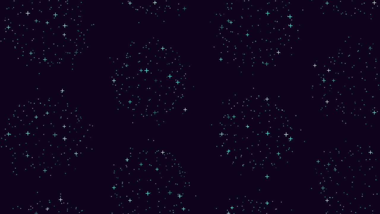 Starry night black background sprinkled with white dots in star-like formation