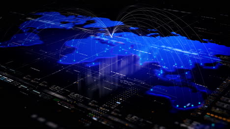 global connectivity from berlin, germany to other major cities around the world