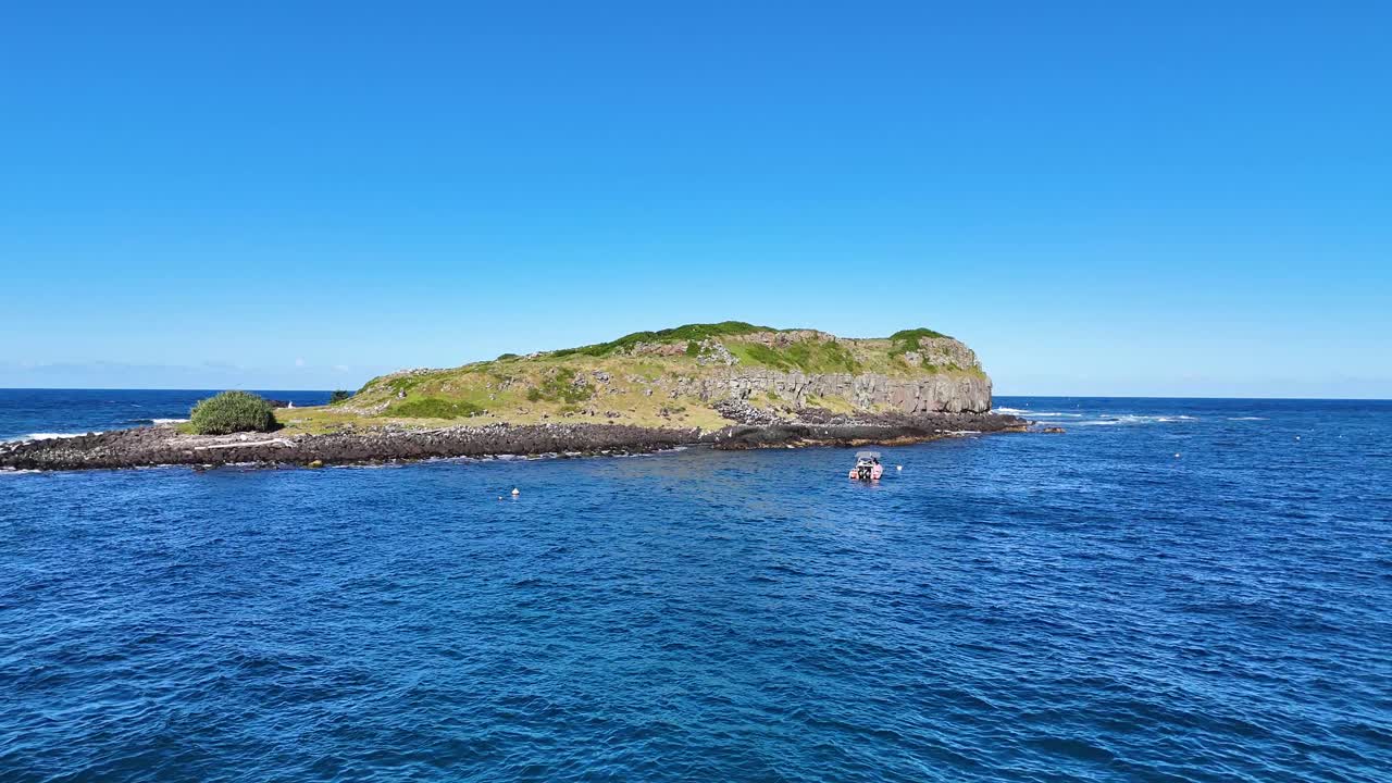 아일랜드의 자연의 아름다움에 대한 공중 촬영