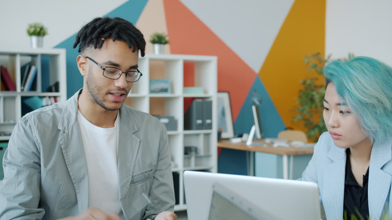 Business Meeting in a Modern Office