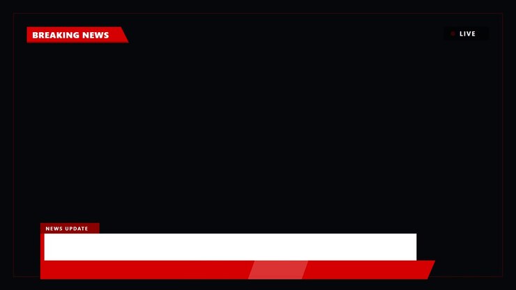 Breaking News grafik-skabelon til Lower Third i udsendelse