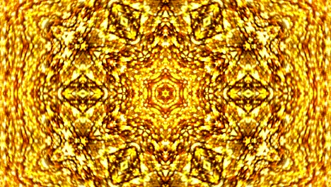 abstract background with gold kaleidoscope