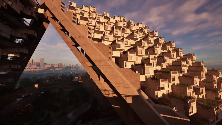 Futuristic Cityscape: A Stunning Vision of Vertical Living