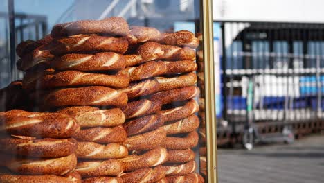 stacked turkish simit