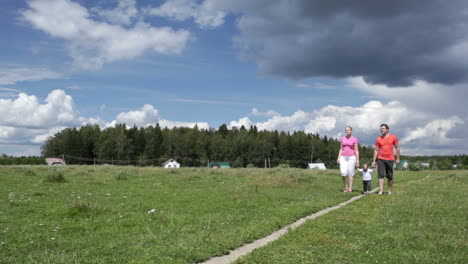 Young-family-outdoors