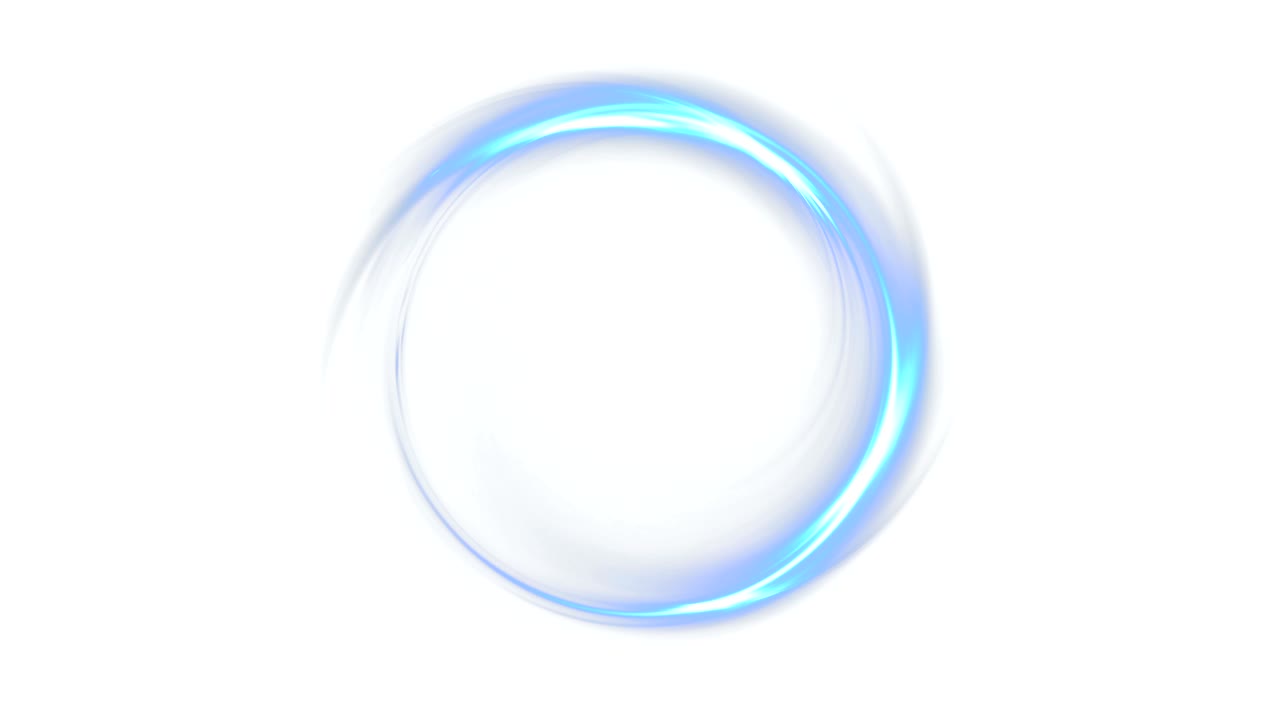 абстрактный синий бесшовный цикл неоновый фон светящиеся вращающиеся светящиеся круги. черный элегантный. гало вокруг. изолированная мощность. искры частицы. космический туннель. светодиодный цвет эллипс. блеск блеска.