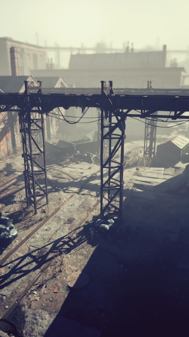 complejo industrial abandonado