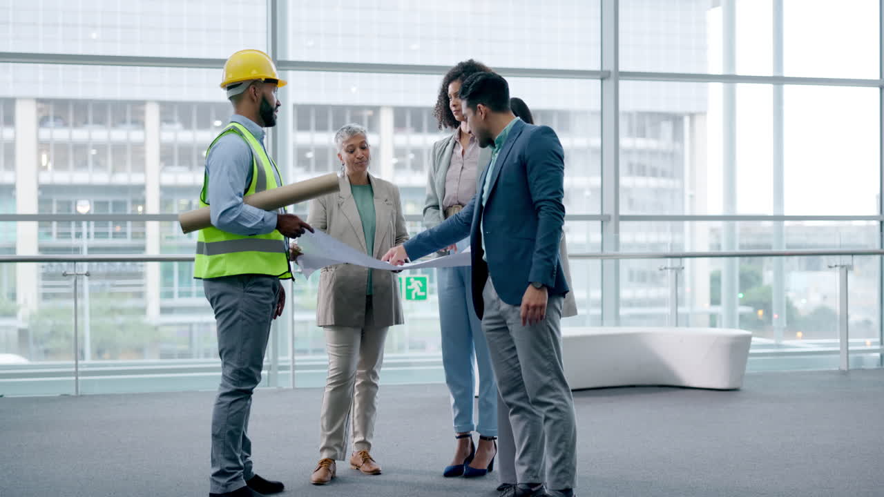 Business people, architecture