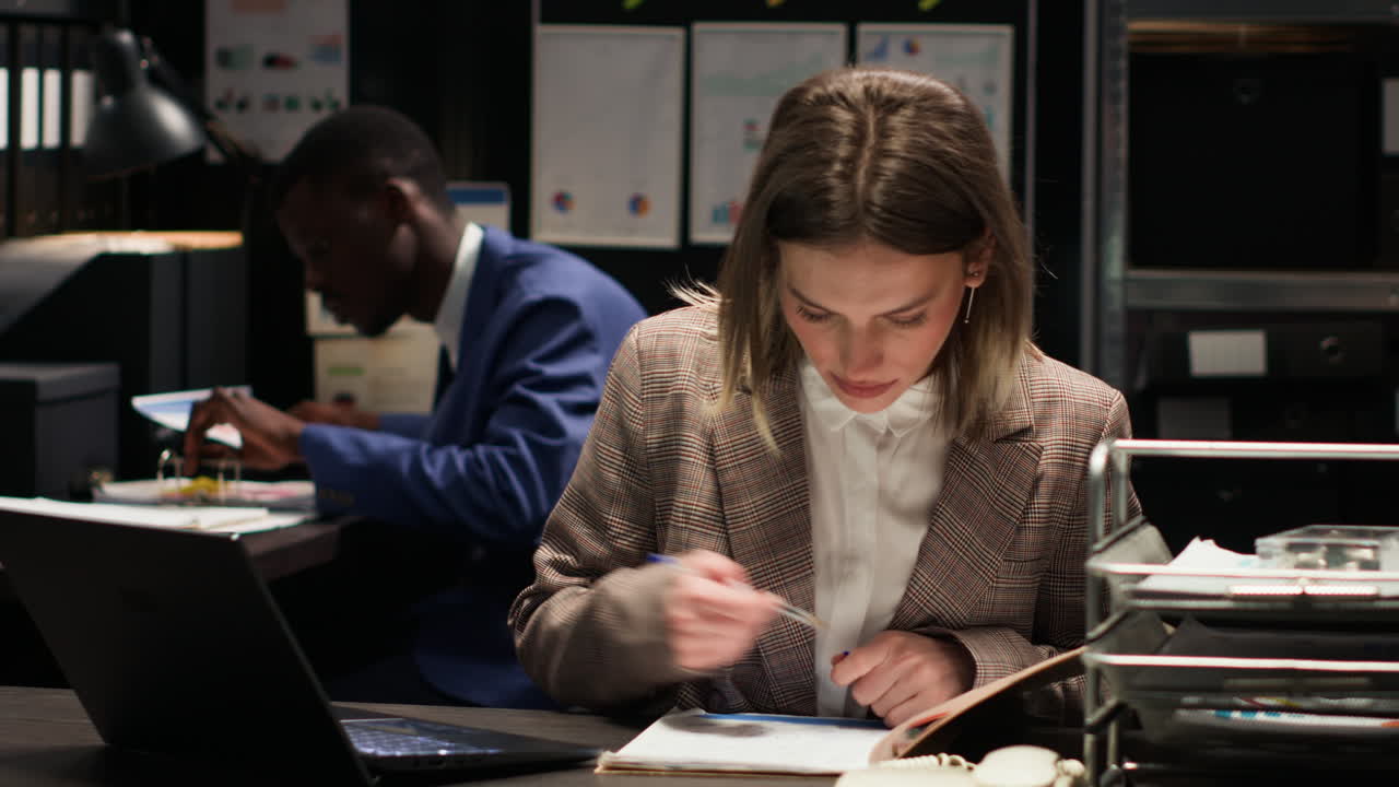 People working in an office