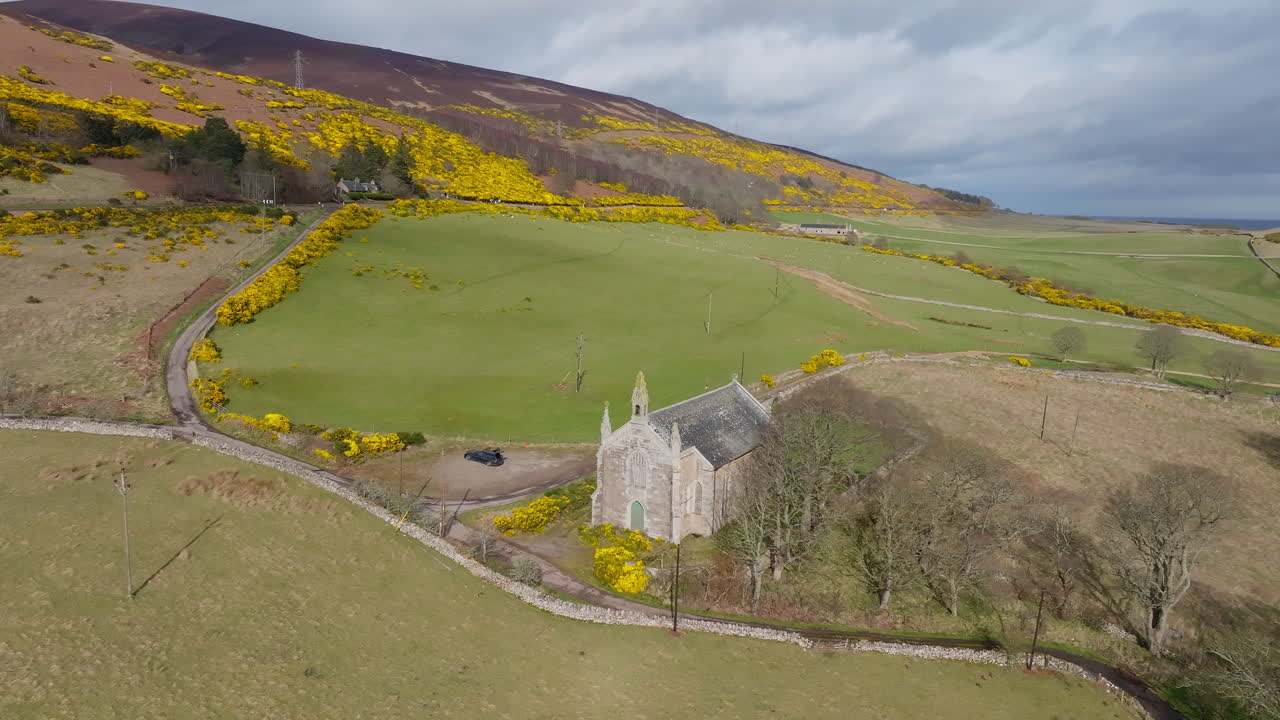 Loth Sognkirke, Lothmore, East Sutherland og Edderton, Skotske Højland, Skotland.