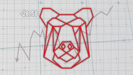 Bärenkopf-Umrissanimation-über-Fallendem-Aktienmarktdiagramm-Mit--26