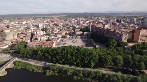 Alcazaba-De-Talavera-De-La-Reina:-Aerial-View-Of-Historic-Spanish-Fortress