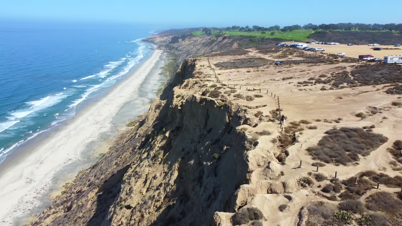 블랙의 해변에서 공중, 샌디에고 바다 해안