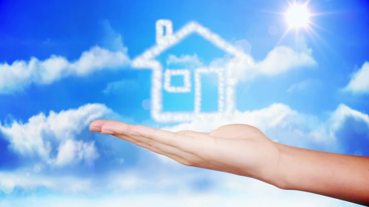 드 프레젠테이션 하우스 클라우드 디자인