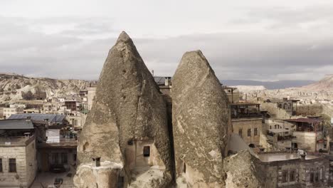 cappadocian rock formations and caves