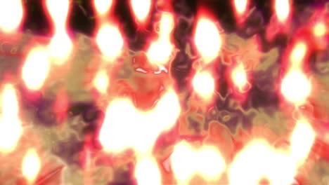 orange turbulence wavy pattern animation with fire glow effect