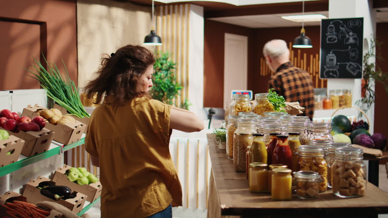 바이오 상점 고객이 추천을 요청합니다.