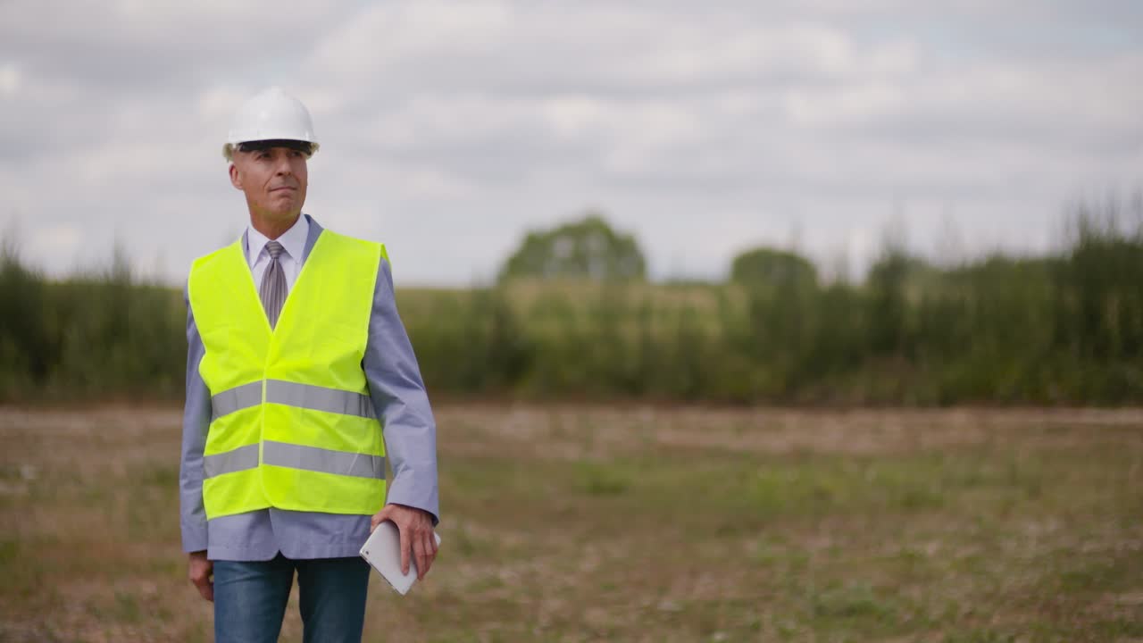 ingeniero usando tableta digital 3